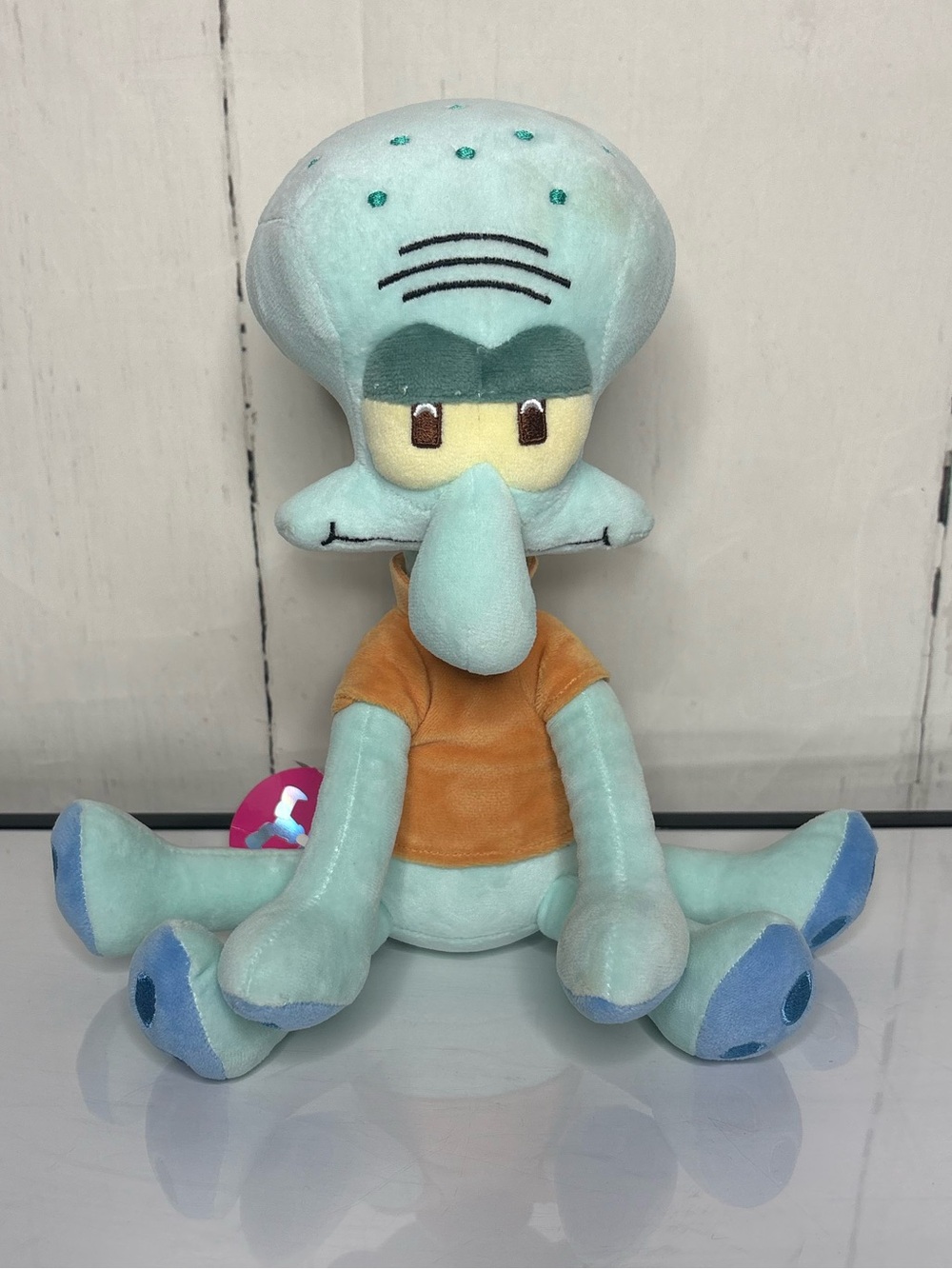 Astr Squidward Plush in Mint Green with Orange Shirt